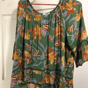 Cute detailed high low blouse